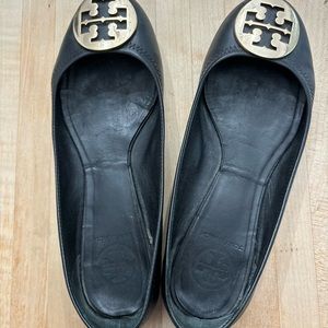 Tory Burch Black Ballet Flats